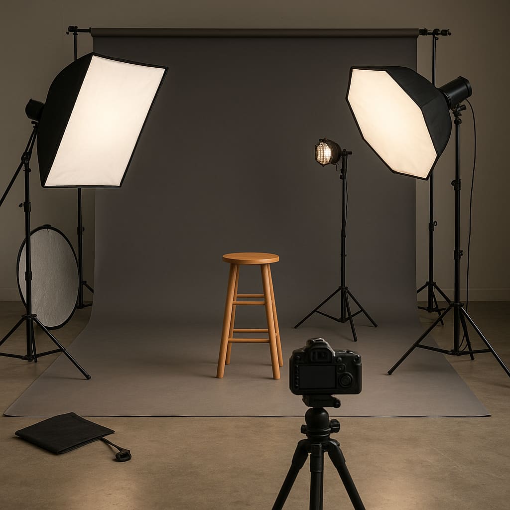 Porträt-Fotosession im Studio