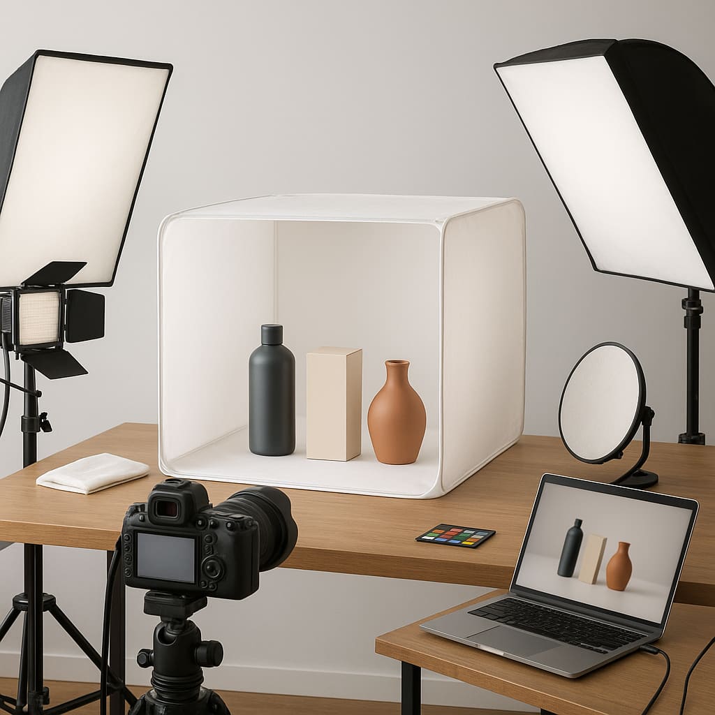 Produktfotografie Setup